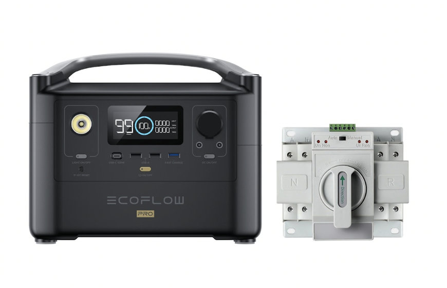 One Switch, Transfer your EcoFlow Power Stations from Portable to Home Backup Solutions